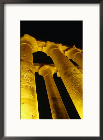Colonnade Of Amenophis Ii At Temple Of Luxor, Luxor, Egypt by Wayne Walton Pricing Limited Edition Print image