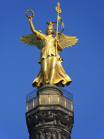 Germany Berlin Tiergarten Angel On Victory Column by Paul Seheult Pricing Limited Edition Print image