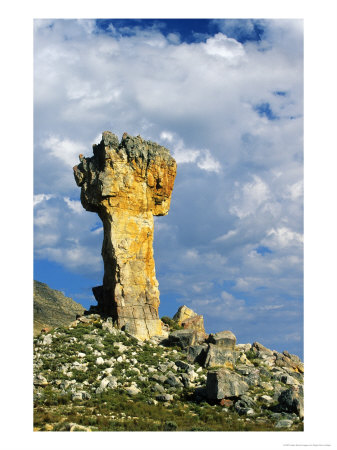 Maltese Cross Rock Formation, Western Cape, South Africa by Roger De La Harpe Pricing Limited Edition Print image