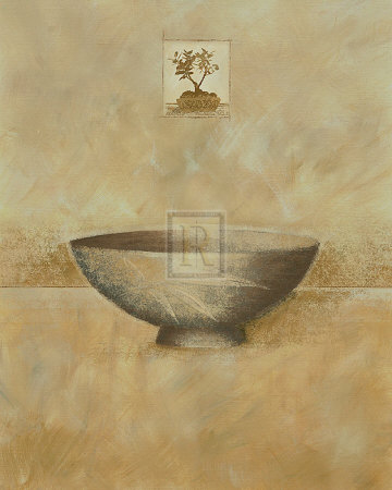 Oriental Bowl I by Linda Wood Pricing Limited Edition Print image