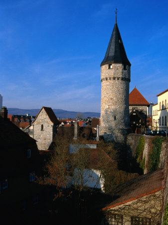 Tower In Bad Homburg, Frankfurt-Am-Main, Germany by Martin Moos Pricing Limited Edition Print image