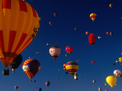 Mass Ascension At Balloon Fiesta, Albuquerque, New Mexico, Usa by Ralph Lee Hopkins Pricing Limited Edition Print image
