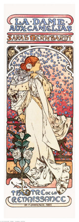 La Dame Aux Camelias by Alphonse Mucha Pricing Limited Edition Print image