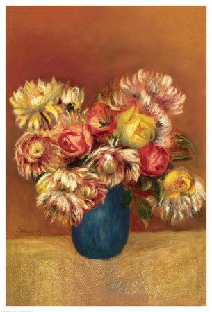 Chrysanthemums by Pierre-Auguste Renoir Pricing Limited Edition Print image