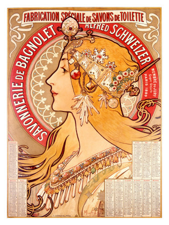 Savonnerie Soap Company, C.1897 by Alphonse Mucha Pricing Limited Edition Print image