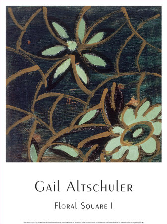 Floral Square I by Gail Altschuler Pricing Limited Edition Print image