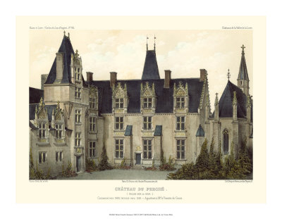 Petite French Chateaux Viii by Victor Petit Pricing Limited Edition Print image