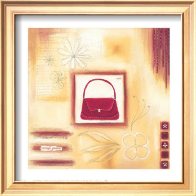 Red Vintage Purse by Lucy Barnard Pricing Limited Edition Print image