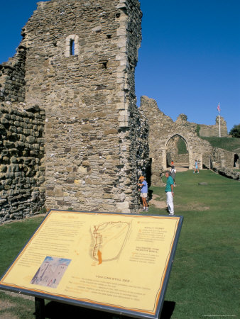 Norman Castle, Built In 1067 By William The Conqueror, Hastings, East Sussex, England by Brigitte Bott Pricing Limited Edition Print image
