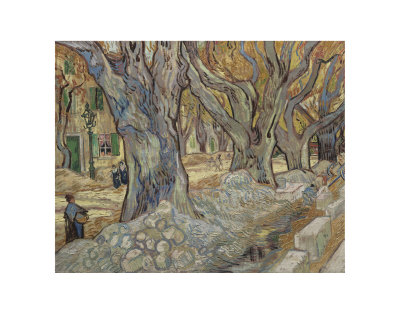 The Large Plane Trees, C.1889 by Vincent Van Gogh Pricing Limited Edition Print image