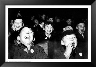 Boys Laugh At Children's Movie Session by Paul Kaye Pricing Limited Edition Print image