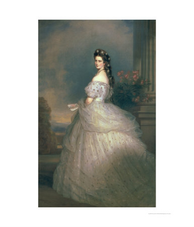 Elizabeth Of Bavaria (1837-98), Empress Of Austria, Wife Of Emperor Franz Joseph (1830-1916) by Franz Xavier Winterhalter Pricing Limited Edition Print image