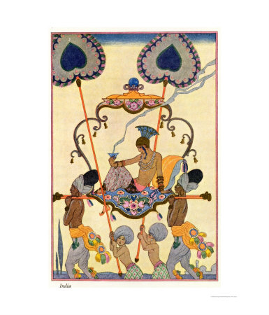 India, From The Art Of Perfume, Published 1912 by Georges Barbier Pricing Limited Edition Print image