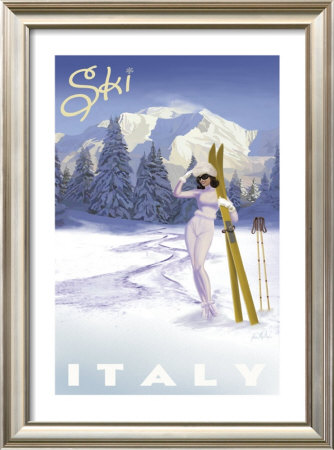 Ski Italy by Kem Mcnair Pricing Limited Edition Print image
