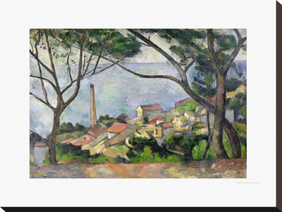 The Sea At L'estaque, 1878 by Paul Cezanne Pricing Limited Edition Print image