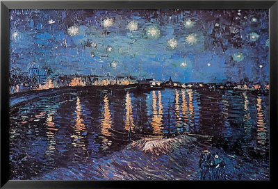Starlight Over The Rhone by Vincent Van Gogh Pricing Limited Edition Print image
