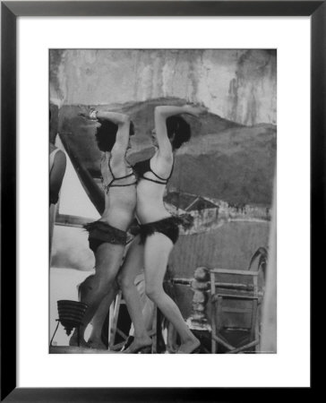 Belly Dancers Entertaining At Turkish Wrestling Tournament by Stan Wayman Pricing Limited Edition Print image