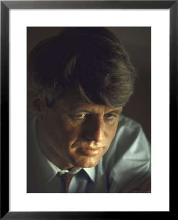 Pensive Portrait Of Presidential Contender Bobby Kennedy During Campaign by Bill Eppridge Pricing Limited Edition Print image