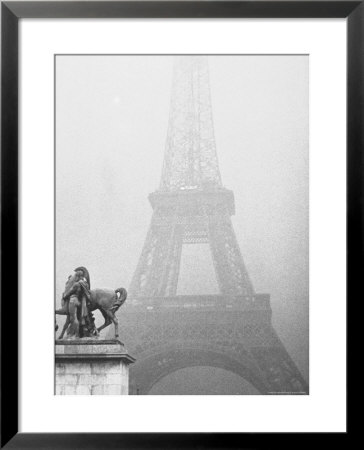 Paris Fog With Eiffel Tower Faintly Seen by Thomas D. Mcavoy Pricing Limited Edition Print image