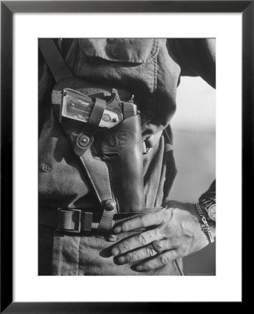 Photo Of Lt. John Ernser's Girlfriend, Leader Of Infantry, Attack In German Fortification Positions by Margaret Bourke-White Pricing Limited Edition Print image