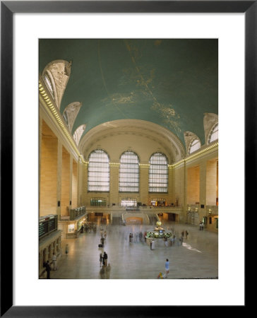 Main Concourse At Grand Central Station In Panorama Before Rededication Of Renovated Beaux Art Gem by Ted Thai Pricing Limited Edition Print image