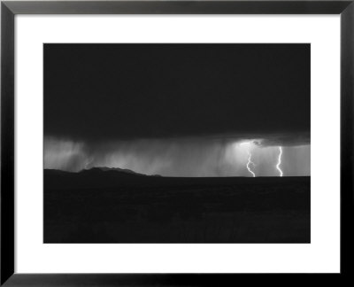 Lightning Storm Over Northern New Mexico Plains by Stocktrek Images Pricing Limited Edition Print image