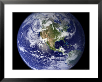 Spectacular Detailed True-Color Image Of The Earth Showing The Western Hemisphere by Stocktrek Images Pricing Limited Edition Print image