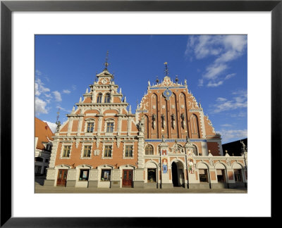 House Of The Blackheads, Melngalvju Nams, Town Hall Square, Ratslaukums, Riga, Latvia, Baltic State by Gary Cook Pricing Limited Edition Print image