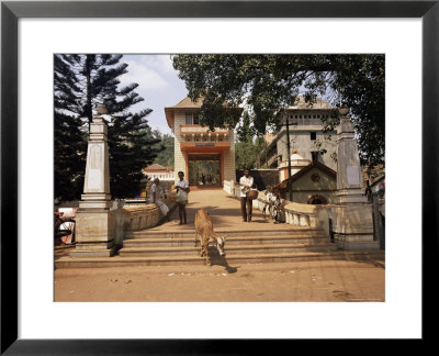 Gateway Of The Shantadurga Temple, Quela, Goa, India by Michael Short Pricing Limited Edition Print image