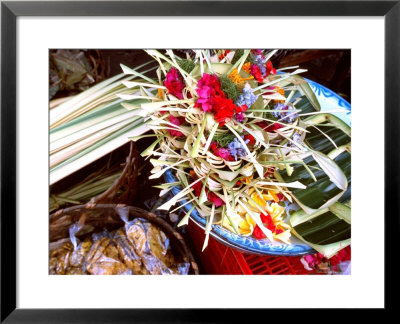 Canang Sari, Traditional Balinese Daily Offering, Ubud, Bali, Indonesia by Jay Sturdevant Pricing Limited Edition Print image