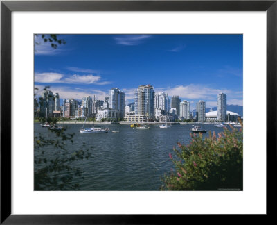 City Skyline From False Creek, Vancouver, British Columbia (B.C.), Canada, North America by G Richardson Pricing Limited Edition Print image