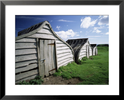 Fishermen's Huts, Lindisfarne, Holy Island, Northumberland, England, United Kingdom, Europe by Lee Frost Pricing Limited Edition Print image