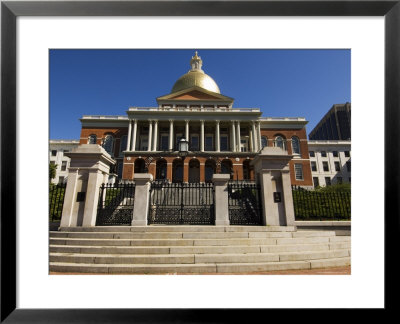 Massachusetts State House, 1798, Boston, Massachusetts, Usa by Amanda Hall Pricing Limited Edition Print image