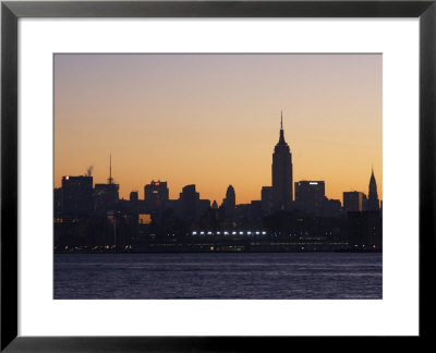 Empire State Building And Midtown Manhattan Skyline At Sunrise, New York City, New York, Usa by Amanda Hall Pricing Limited Edition Print image