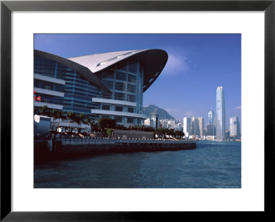 Exhibition And Convention Center, Victoria Harbour, Hong Kong, China, Asia by Amanda Hall Pricing Limited Edition Print image