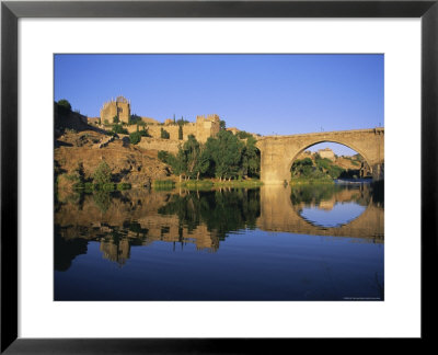 Monastery Of San Juan De Los Reyes And San Martin Bridge Over The Rio Tajo, Toledo, Spain by Ruth Tomlinson Pricing Limited Edition Print image