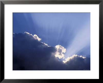 Sun Rays Through Clouds by Jon Arnold Pricing Limited Edition Print image