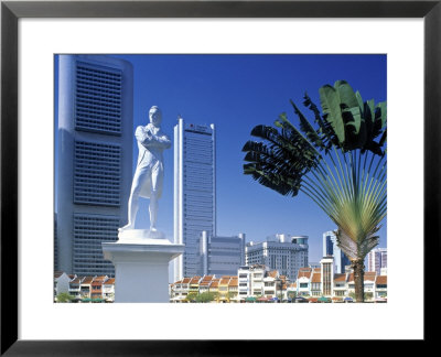 Raffles Statue, Commercial District, Singapore by Peter Adams Pricing Limited Edition Print image