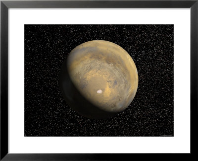 Global View Of Mars by Stocktrek Images Pricing Limited Edition Print image