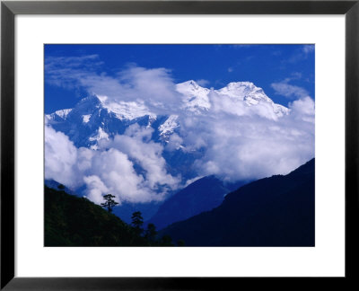 Manaslu From Marsyangdi Valley, Annapurna, Gandaki, Nepal by Gareth Mccormack Pricing Limited Edition Print image