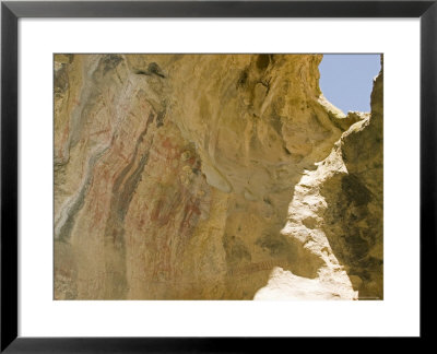 Emigdiano Chumash Pictograph Abstract Design On The Rocks, California by Rich Reid Pricing Limited Edition Print image