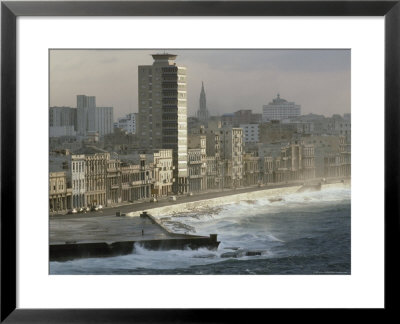 Decaying Facades In Havana's Malecon Await Restoration by James L. Stanfield Pricing Limited Edition Print image