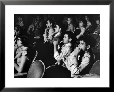 Teenage Audience Indoors At The Movies by Gordon Parks Pricing Limited Edition Print image