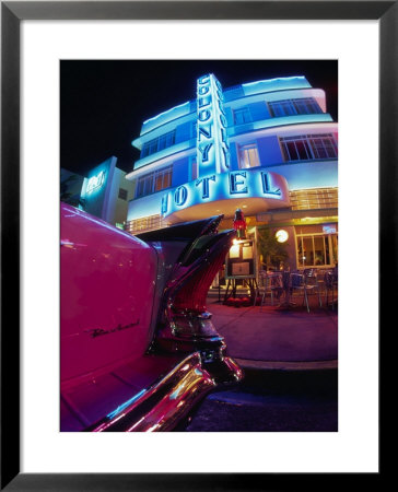 Art Deco At The Colony Hotel, South Beach, Miami, Florida by Walter Bibikow Pricing Limited Edition Print image
