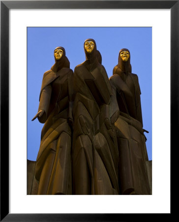 Sculpture Of The Feast Of The Three Musicians, National Drama Theatre, Vilnius, Lithuania by Gavin Hellier Pricing Limited Edition Print image