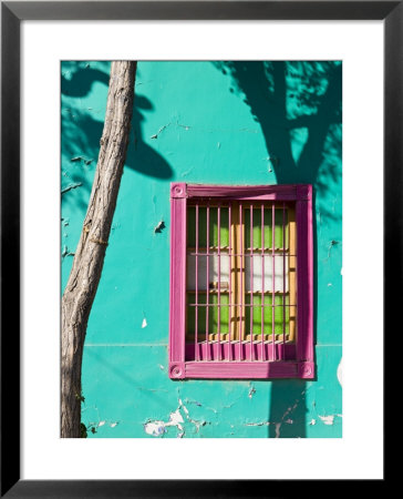 Colourfully Painted Housefronts In The Trendy District Of Barrio Bellavista, Santiago, Chile by Gavin Hellier Pricing Limited Edition Print image