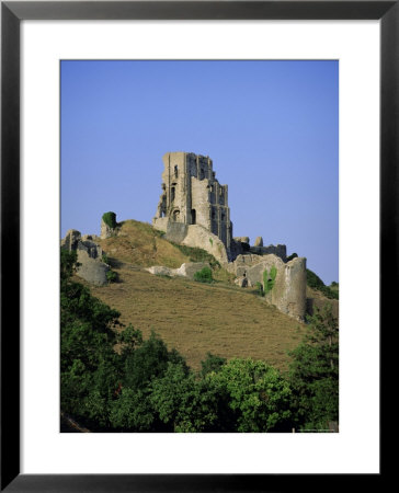 The Ruins Of Corfe Castle, Dorset, England, Uk by John Miller Pricing Limited Edition Print image