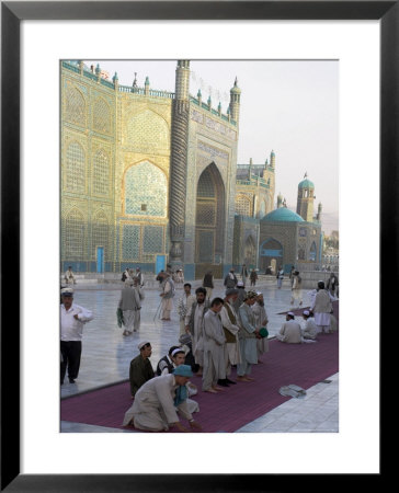 Pilgrims Outside The Shrine Of Hazrat Ali, Who Was Assissinated In 661, Mazar-I-Sharif, Afghanistan by Jane Sweeney Pricing Limited Edition Print image
