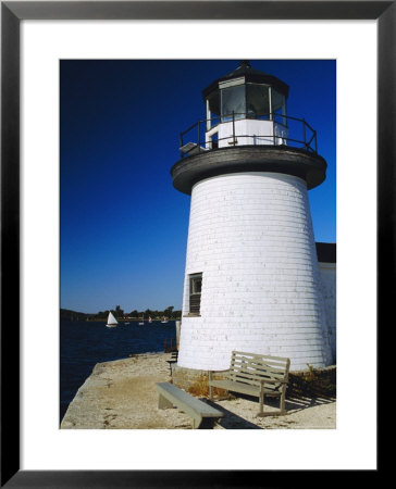 Lighthouse, Living Maritime Museum, Mystic Seaport, Connecticut, Usa by Fraser Hall Pricing Limited Edition Print image
