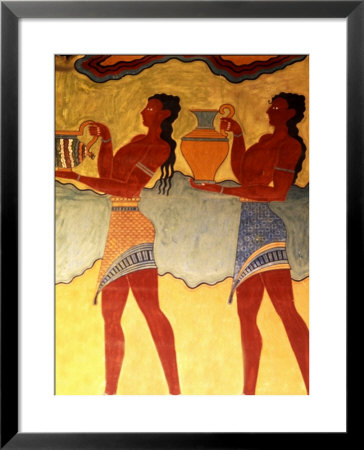 Artwork In Heraklion Knossos Palace, Greece by Bill Bachmann Pricing Limited Edition Print image